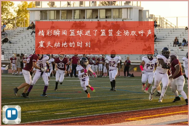 精彩瞬间篮球进了篮筐全场欢呼声震天动地的时刻